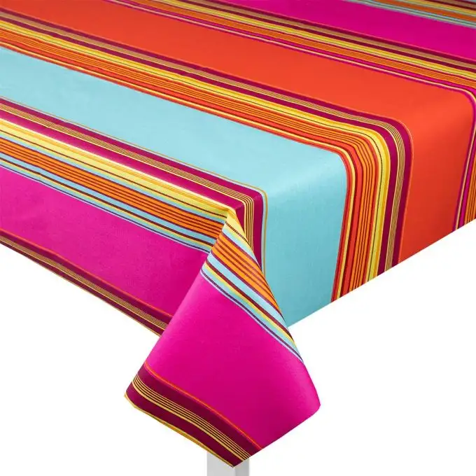 Tessuto cretonne rivestito Adour fucsia