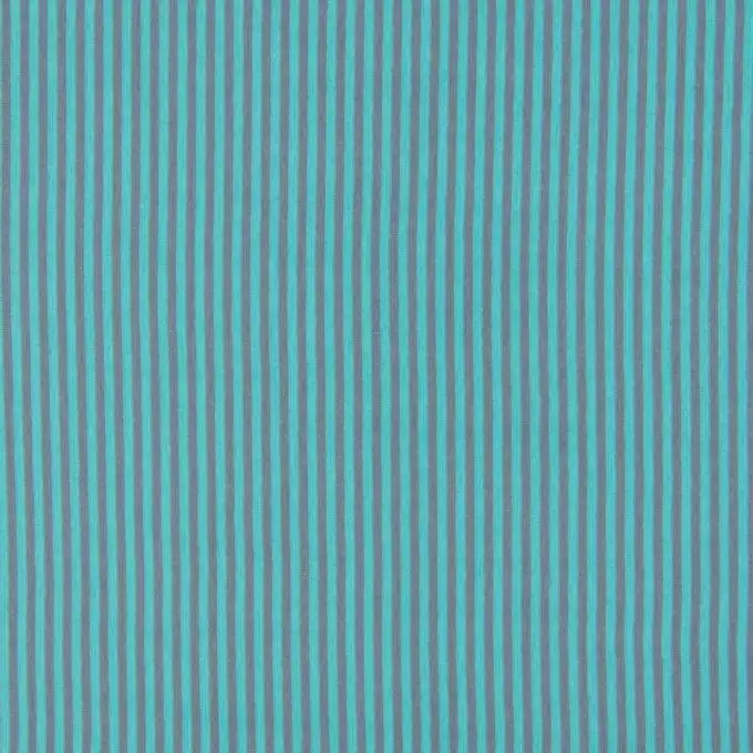 Bordo a coste tubolare a righe grigio e petrolio