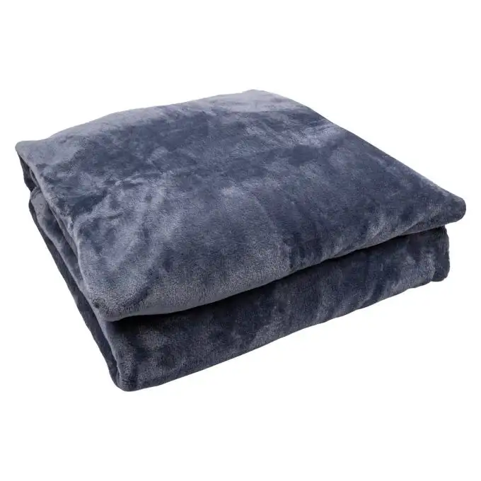 Coperta in flanella 220x240 blu
