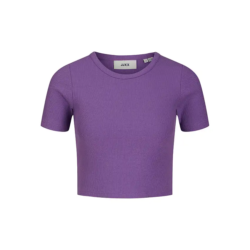 T-shirt donna a coste JJXX Florie Rib