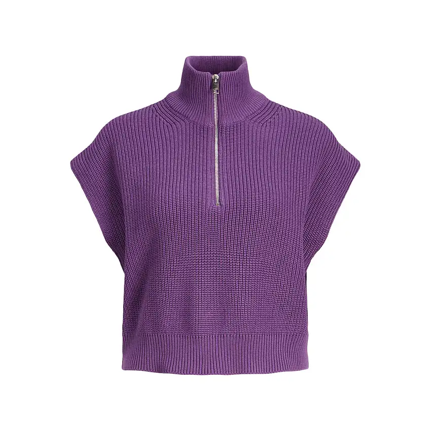 Cardigan da donna con 1/2 zip in maglia JJXX Florence Twist