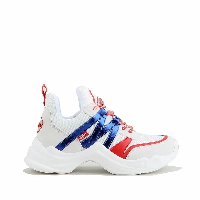 Scarpe da donna Buffalo cavi white/red/blue