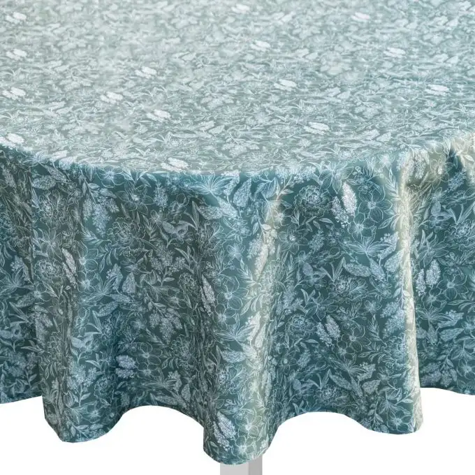 Tovaglia rotonda incisione kaki Dia