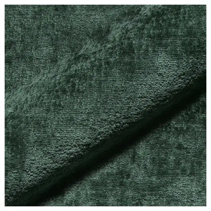 Velluto spesso di ciniglia verde abete