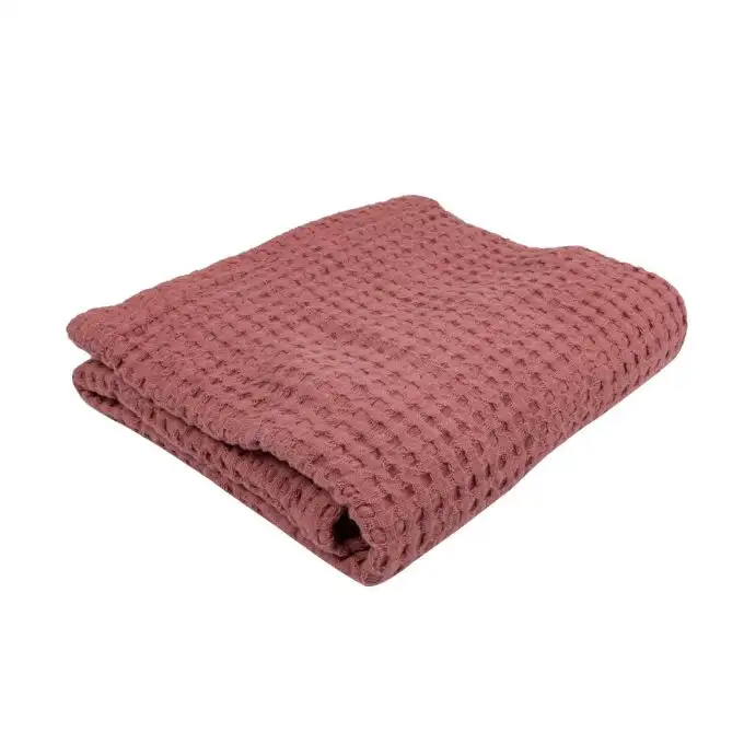 Asciugamano nido d'ape terra 50x100cm