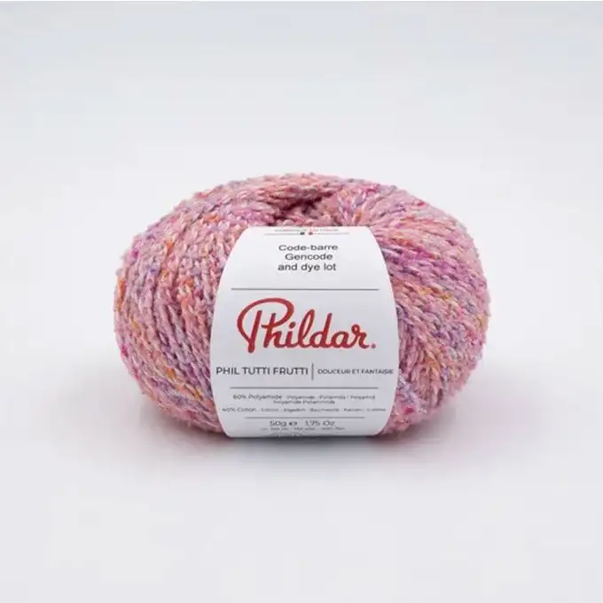 Gomitolo di filato per maglieria Tutti Frutti petunia - Phildar