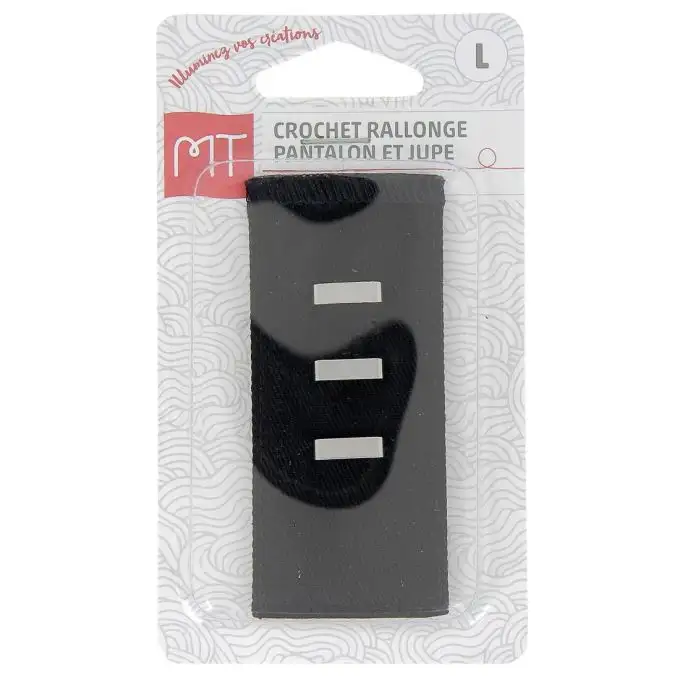 Gancio prolunga pantaloni nero