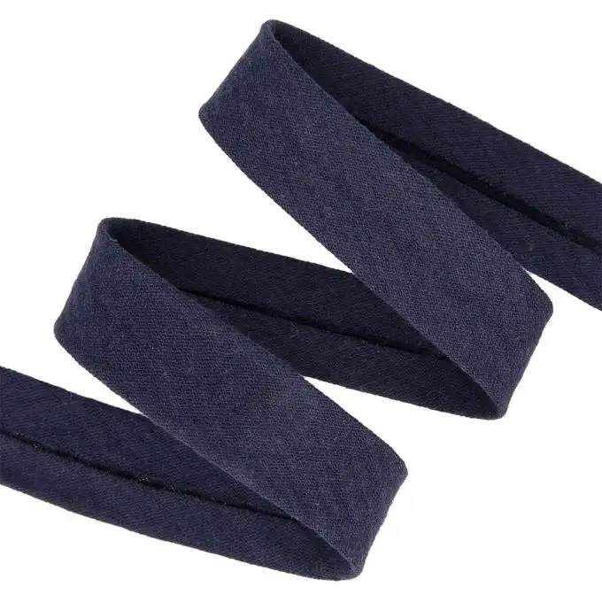 Nastro doppia garza blu notte 20 mm