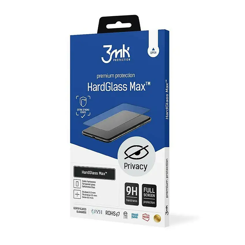 Vetro temperato rinforzato 3MK Apple iPhone 11 - HardGlass Max™ Privacy