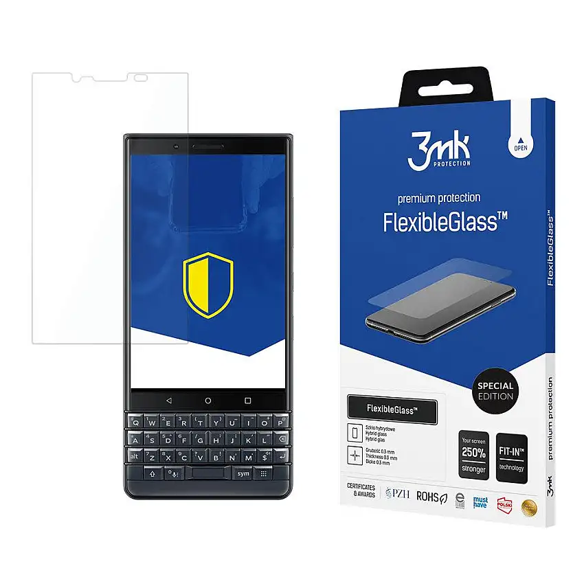 Vetro ibrido 3MK BlackBerry KEY2 - FlexibleGlass™ - Special Edition