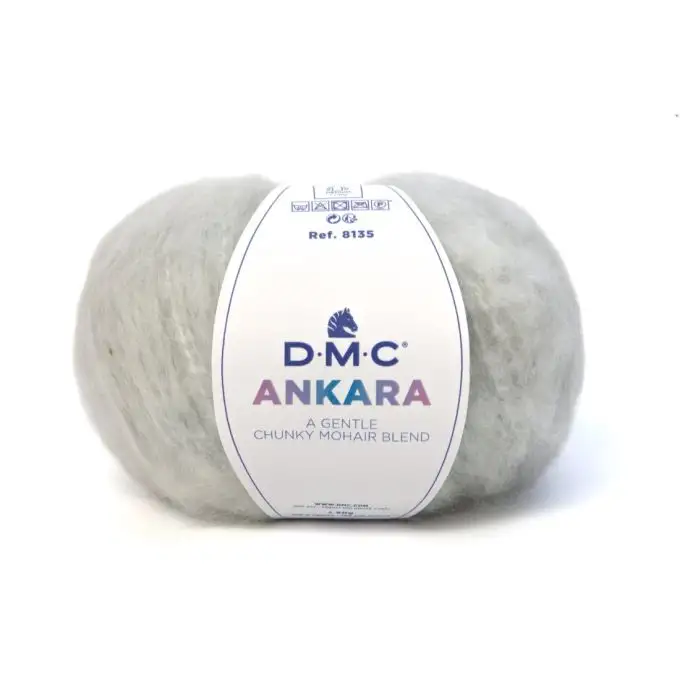 Palla di filato per lavorare a maglia Ankara grigio - DMC