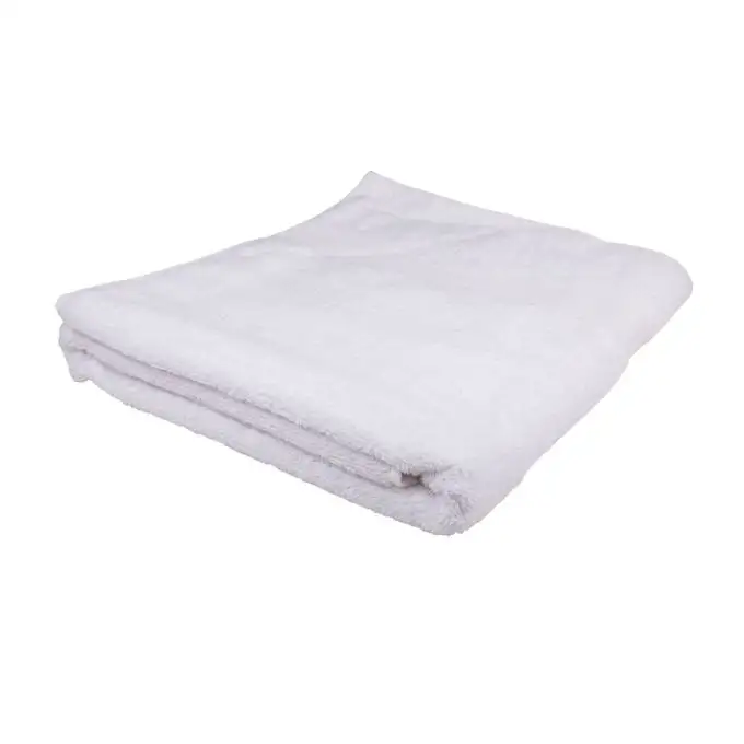 Asciugamano da bagno bianco 100x150cm