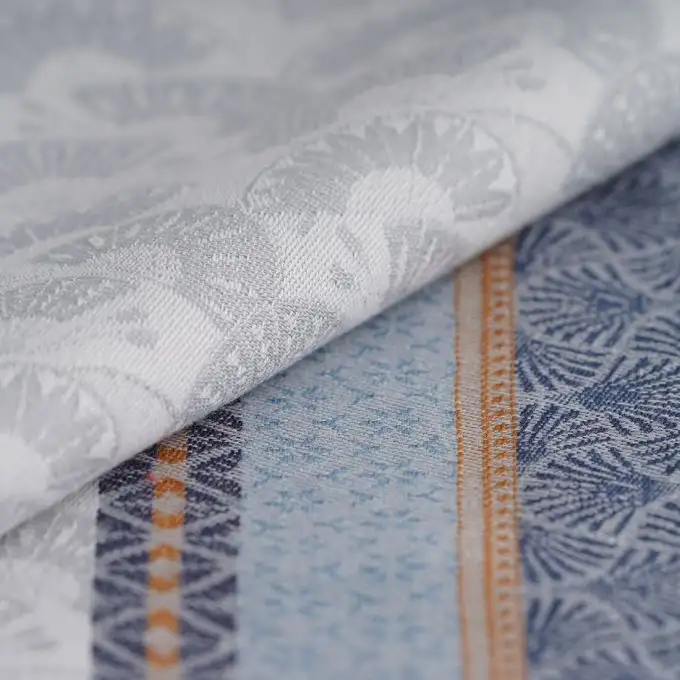 Asciugamano a metro ventaglio blu denim 50cm