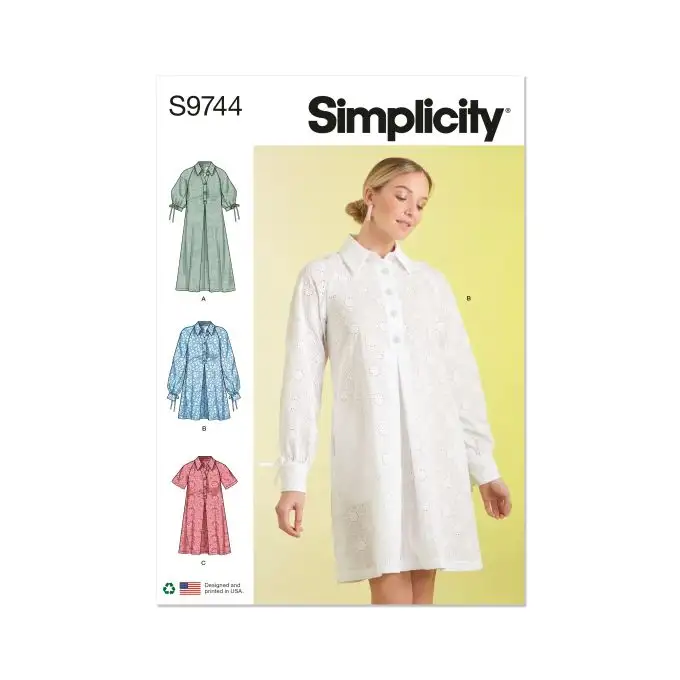 Abiti per ragazze giovani taglie 46-54 Simplicity S 9744 Y5