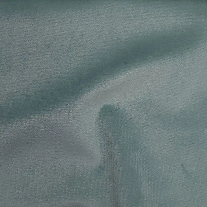 Velluto tattile effetto pelle di pesca salvia