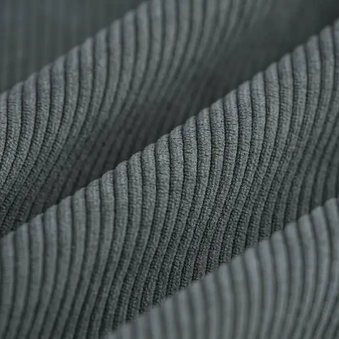 Velluto a coste termico color kaki