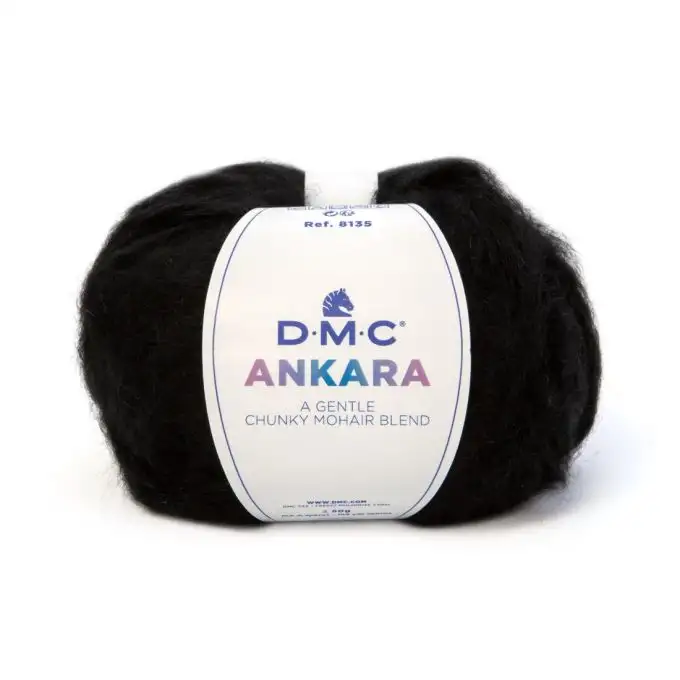 Gomitolo di filato da maglia Ankara nero - DMC