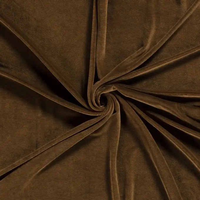 Velluto stretch millerighe prugna