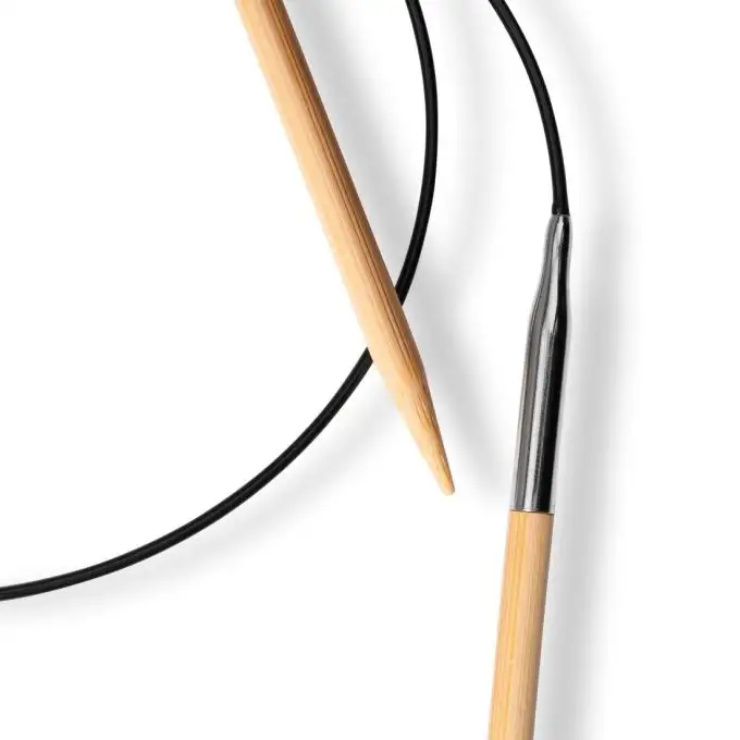 Ferri circolari bambù 80 cm x 5,00 mm