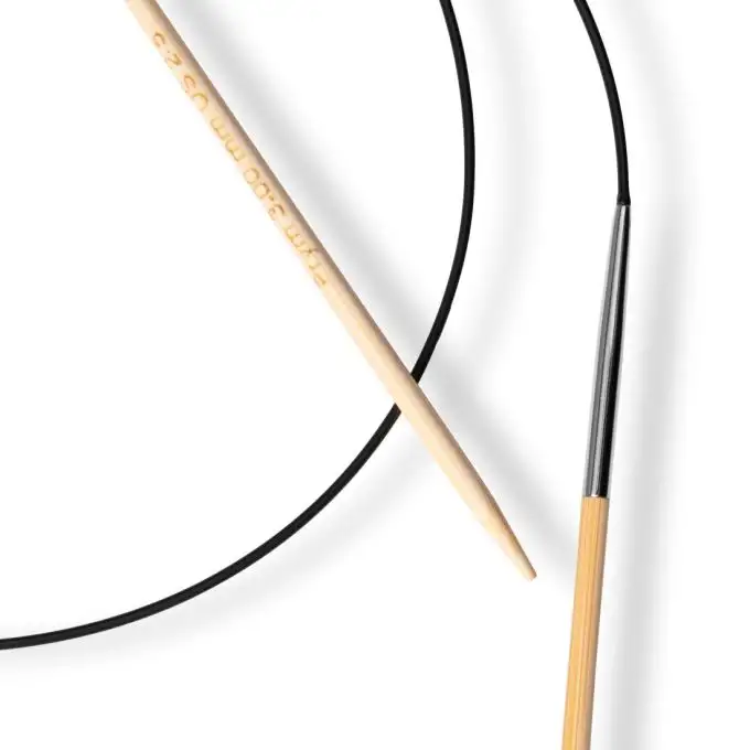 Ferri circolari bambù 80 cm x 3,00 mm