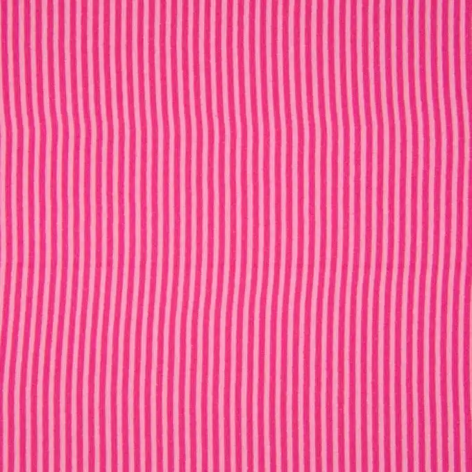 Bordo tubolare rigato fucsia e bianco