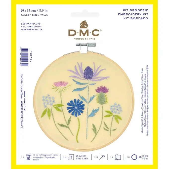 Kit ricamo tradizionale DMC I cardoni