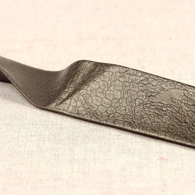 Bordo similpelle lucertola canna fucile 27mm