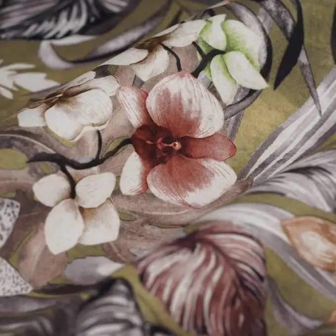 Velluto stampato beruete verde