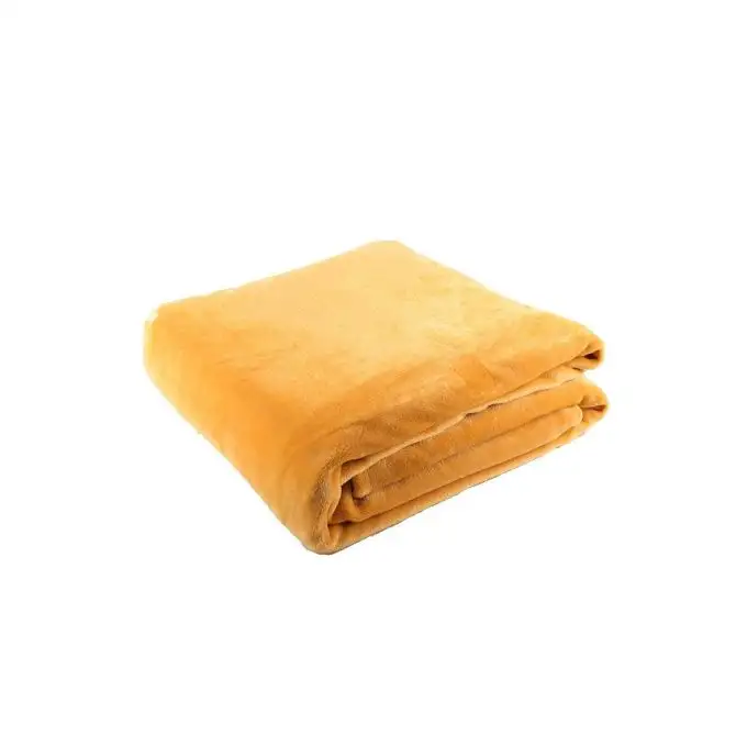 Coperta flanella gialla 220x240