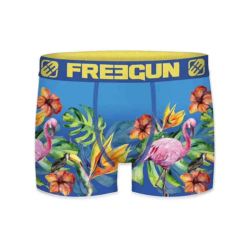 Boxer con stampa flower power Freegun