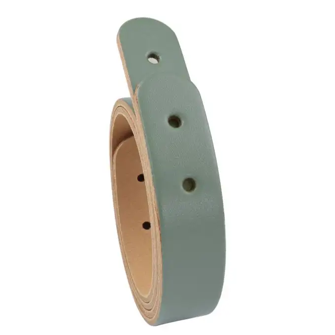 2 cinghie in pelle per borsa shopper + viti chicago 50cm kaki - Miyako