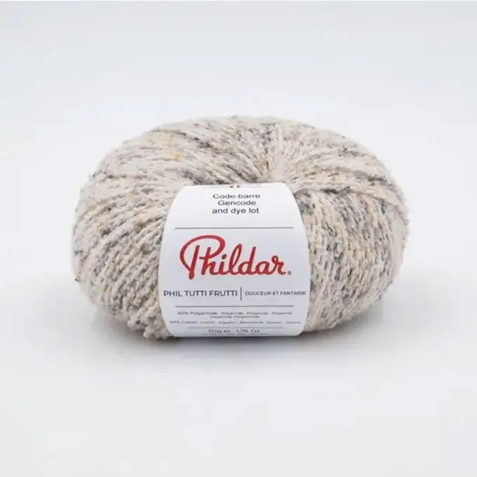 Gomitolo di filato per maglieria Tutti Frutti naturale - Phildar