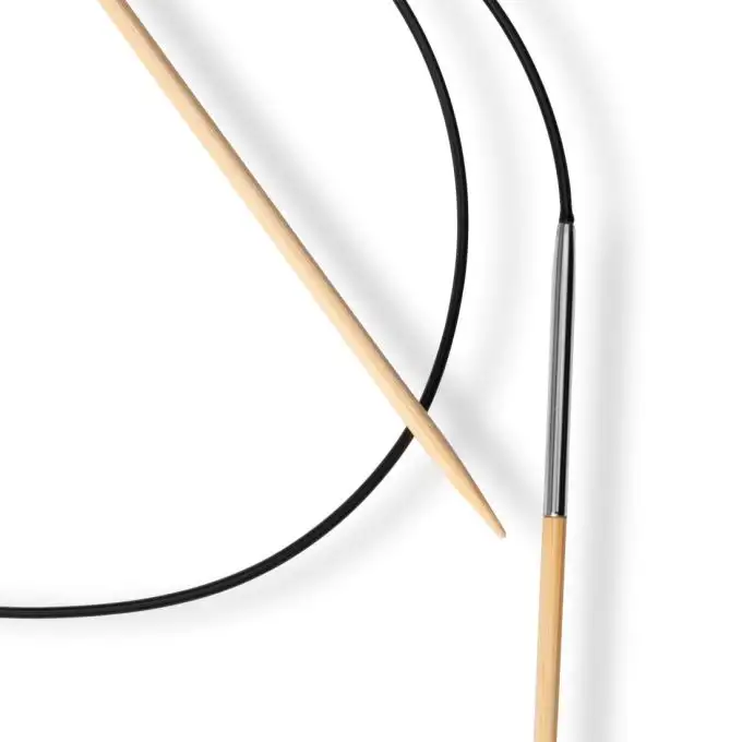 Ferri circolari bambù 80 cm x 2,50 mm