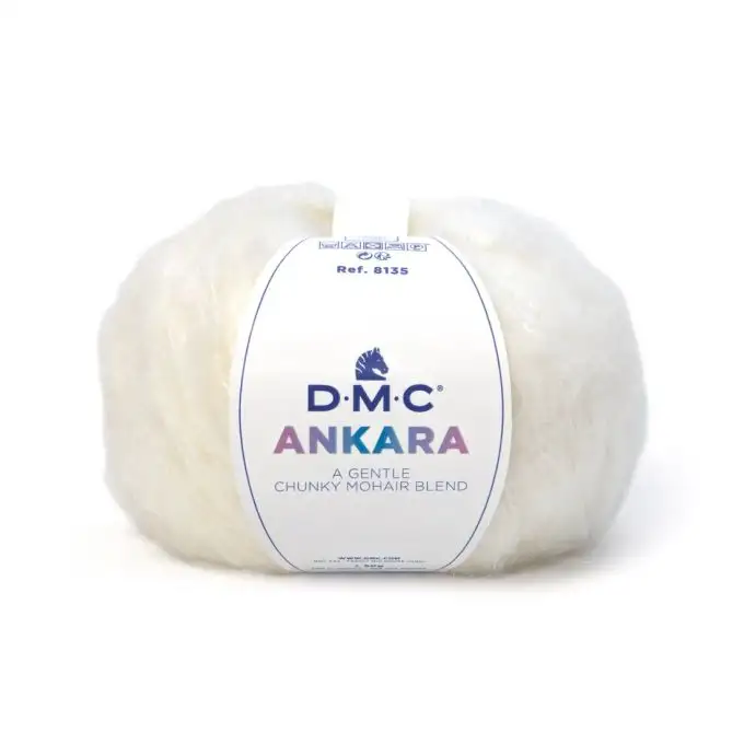Palla di filato per maglieria Ankara bianco - DMC