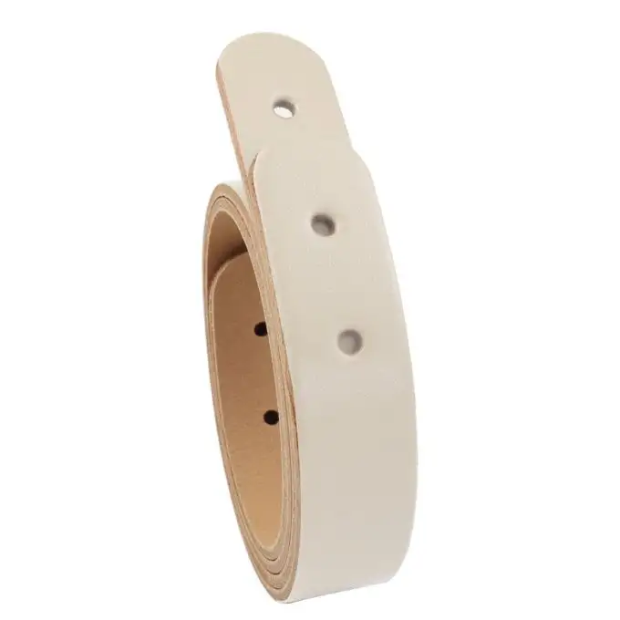 2 cinghie in pelle per borsa shopper + viti chicago 50cm sabbia - Miyako