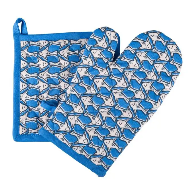 Set guanto e presina pesci