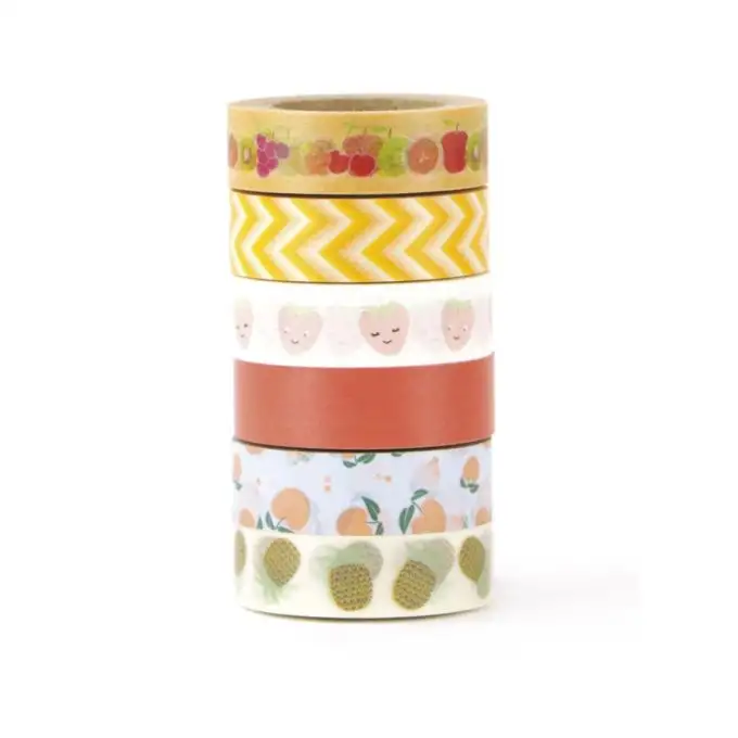 3 nastro adesivo tema frutta