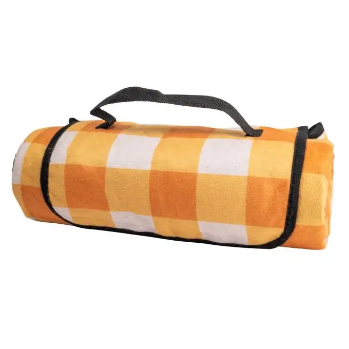 Tovaglia da picnic Vichy gialla