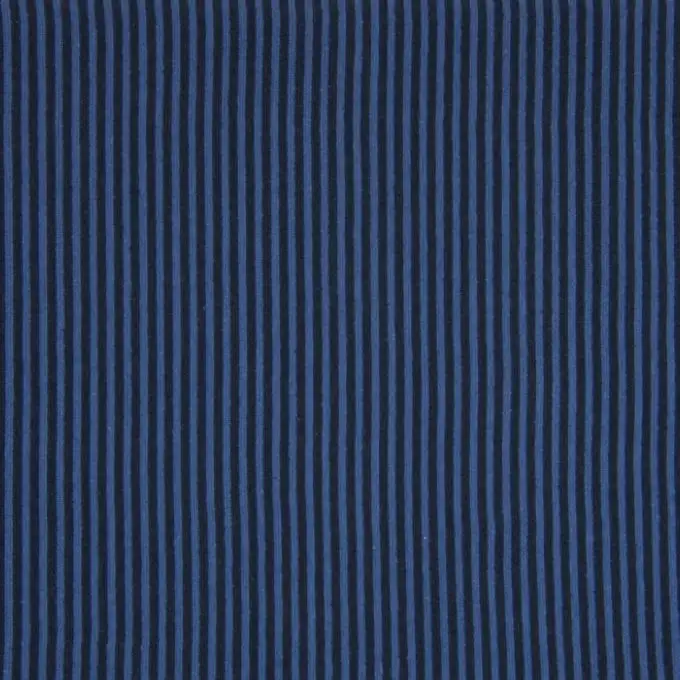 Bordo costina tubolare rigato blu e jeans