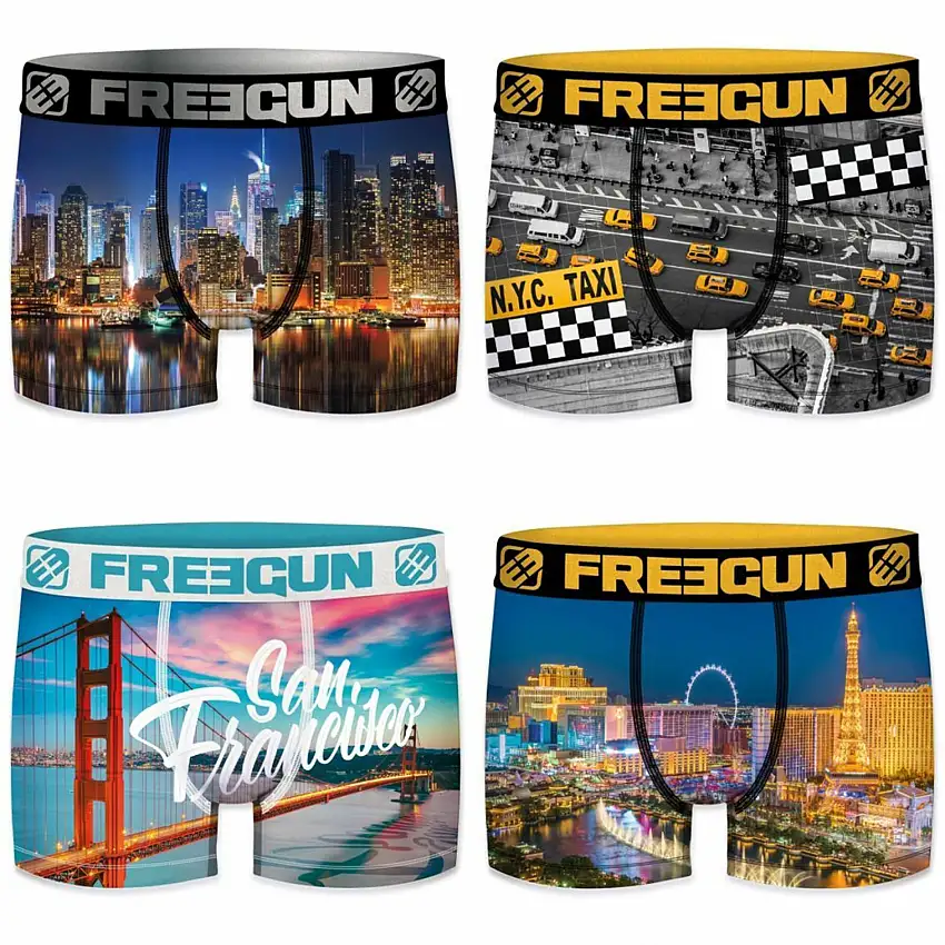 Boxer Freegun American games city (x4)