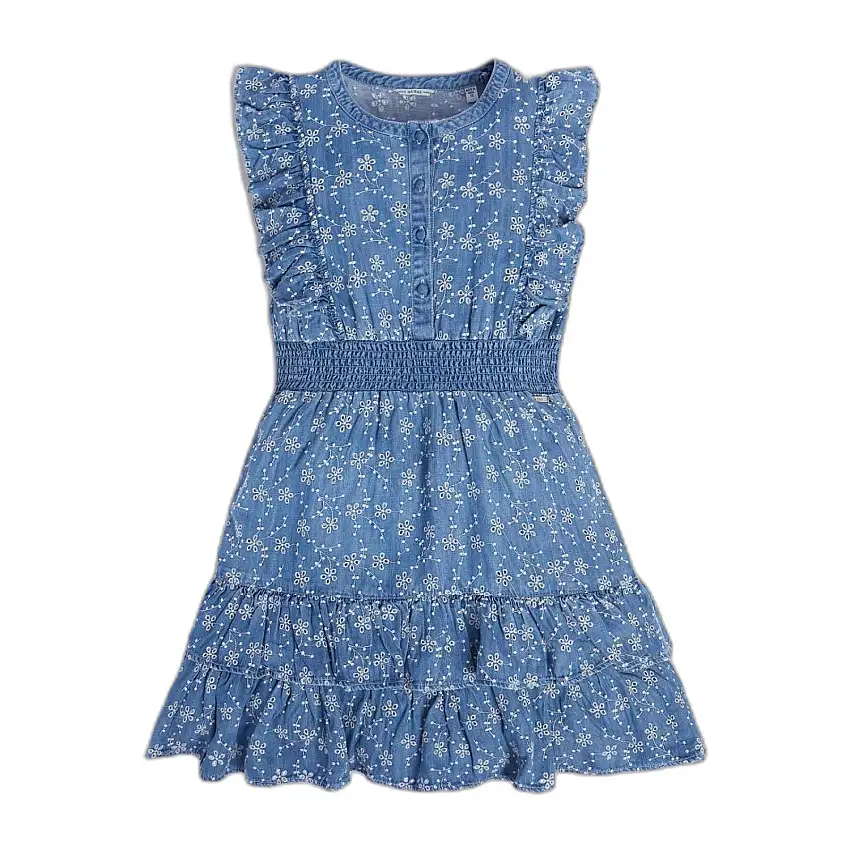 Abito da bambina Guess Sangallo Chambray