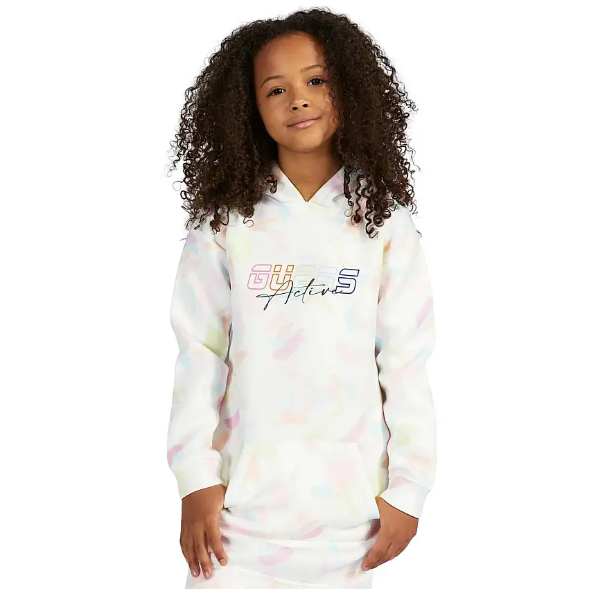 Abito con cappuccio per bambina Guess Fleece