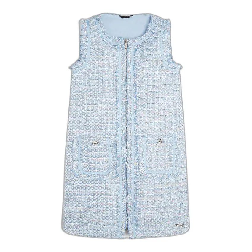 Abito con zip per bambina Guess Tweed