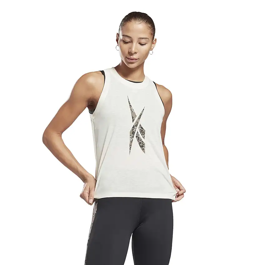 Canotta da donna Reebok Modern Safari Big Logo